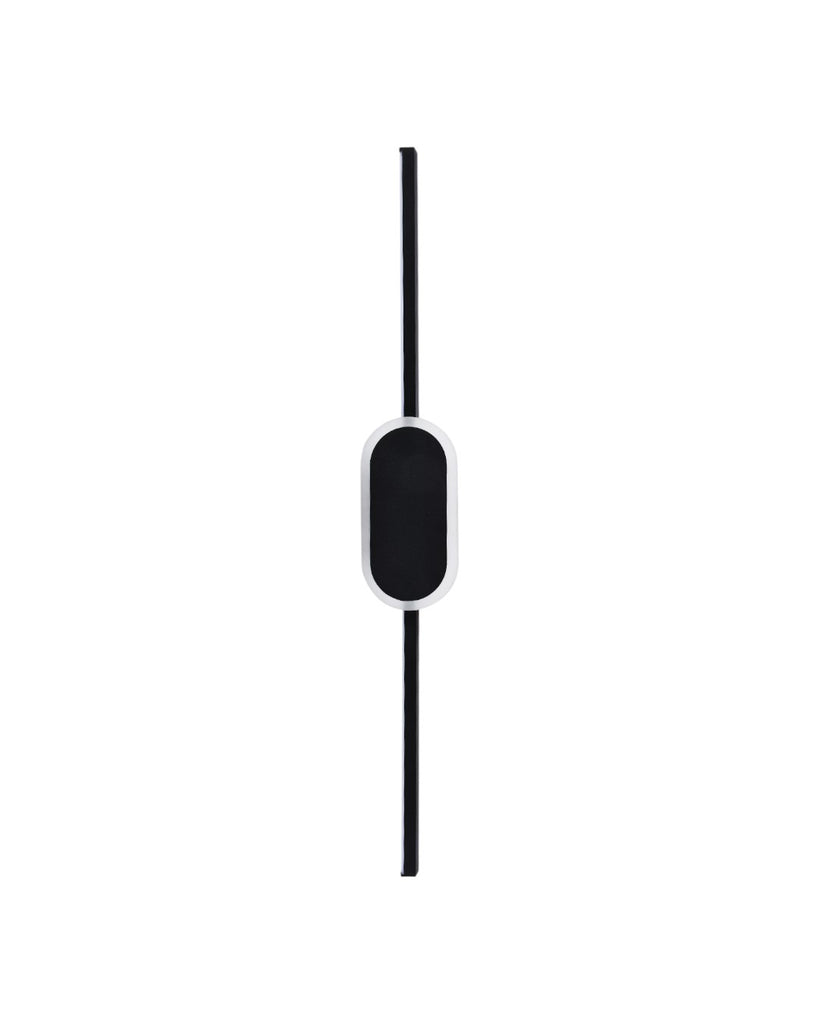 LAMPARA DE PARED LED NEGRA 18W 3CCT