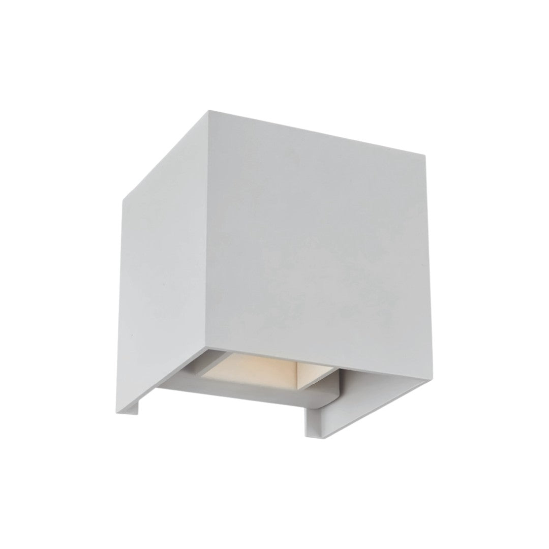 LÁMPARA DE PARED EXTERIOR BLANCA LED 6W 3000K