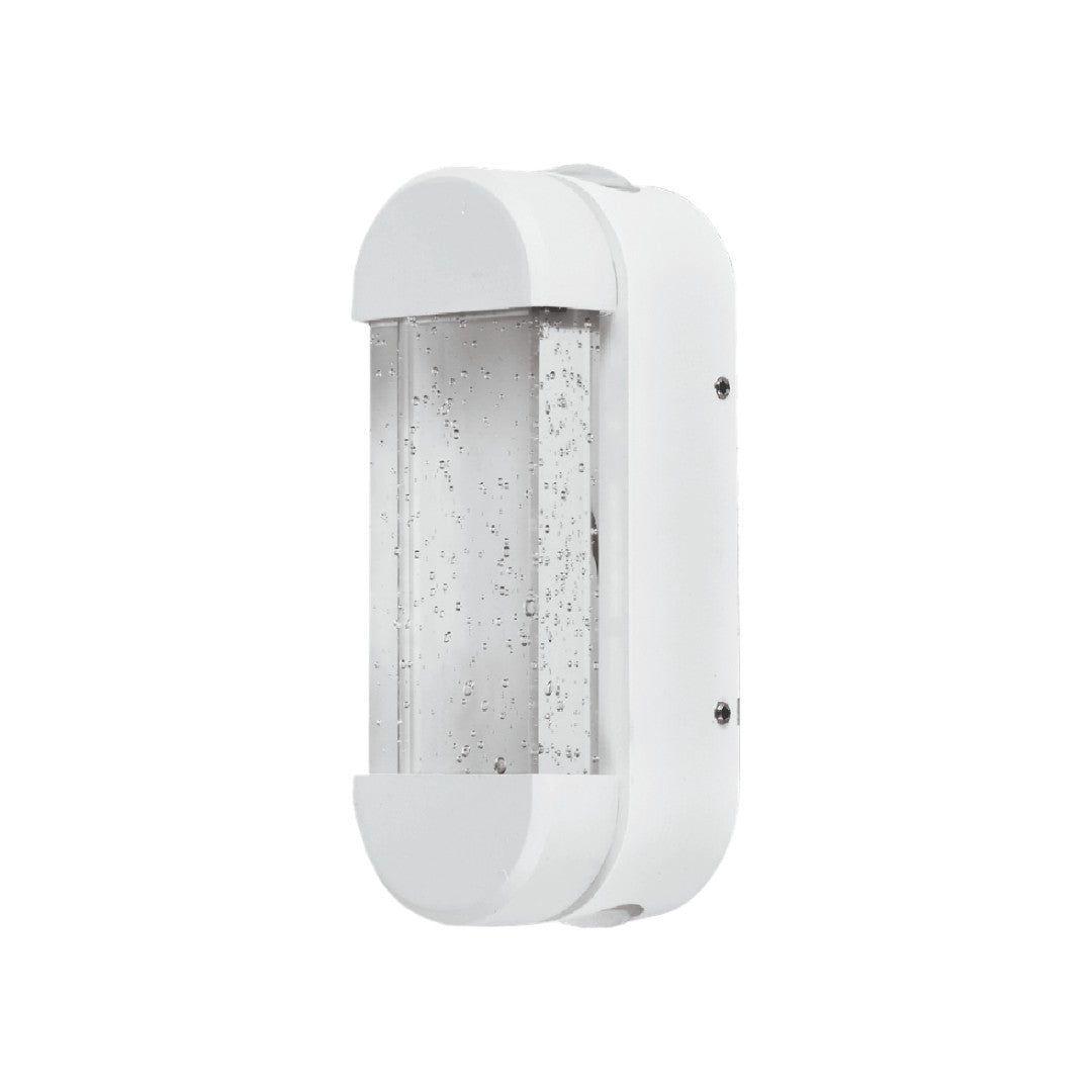 LÁMPARA DE PARED EXTERIOR BLANCA LED 8W 3000K