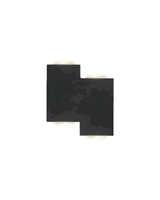 LAMPARA DE PARED EXTERIOR NEGRA LED 4W 30K