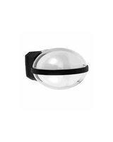 LAMPARA DE PARED EXTERIOR NEGRA LED 12W 30K
