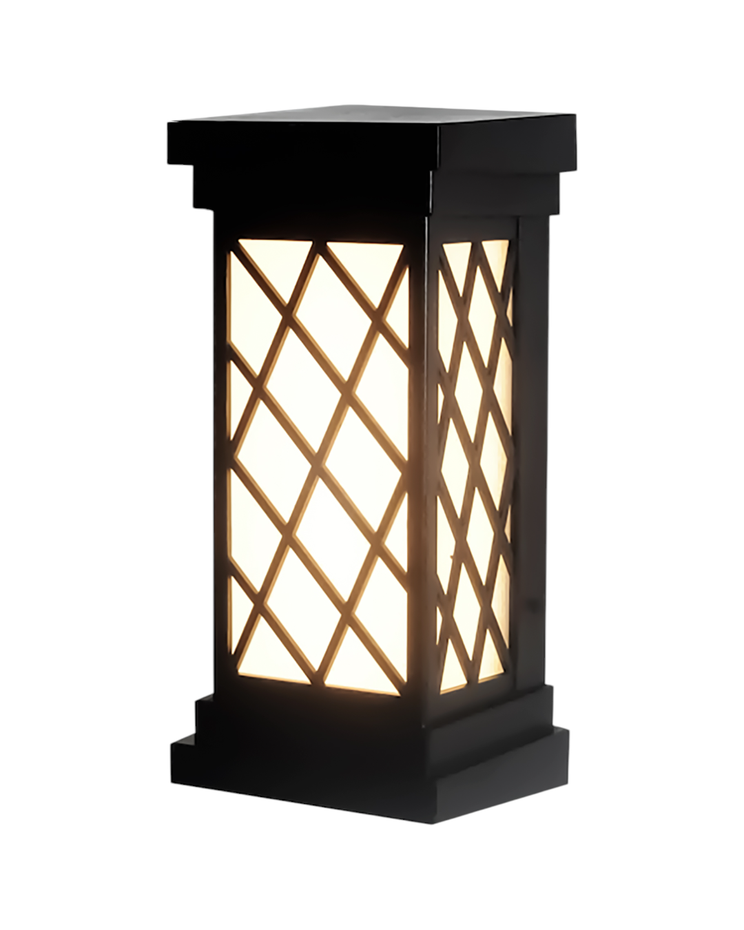 LAMPARA DE PARED EXTERIOR NEGRA LED 24W 30K