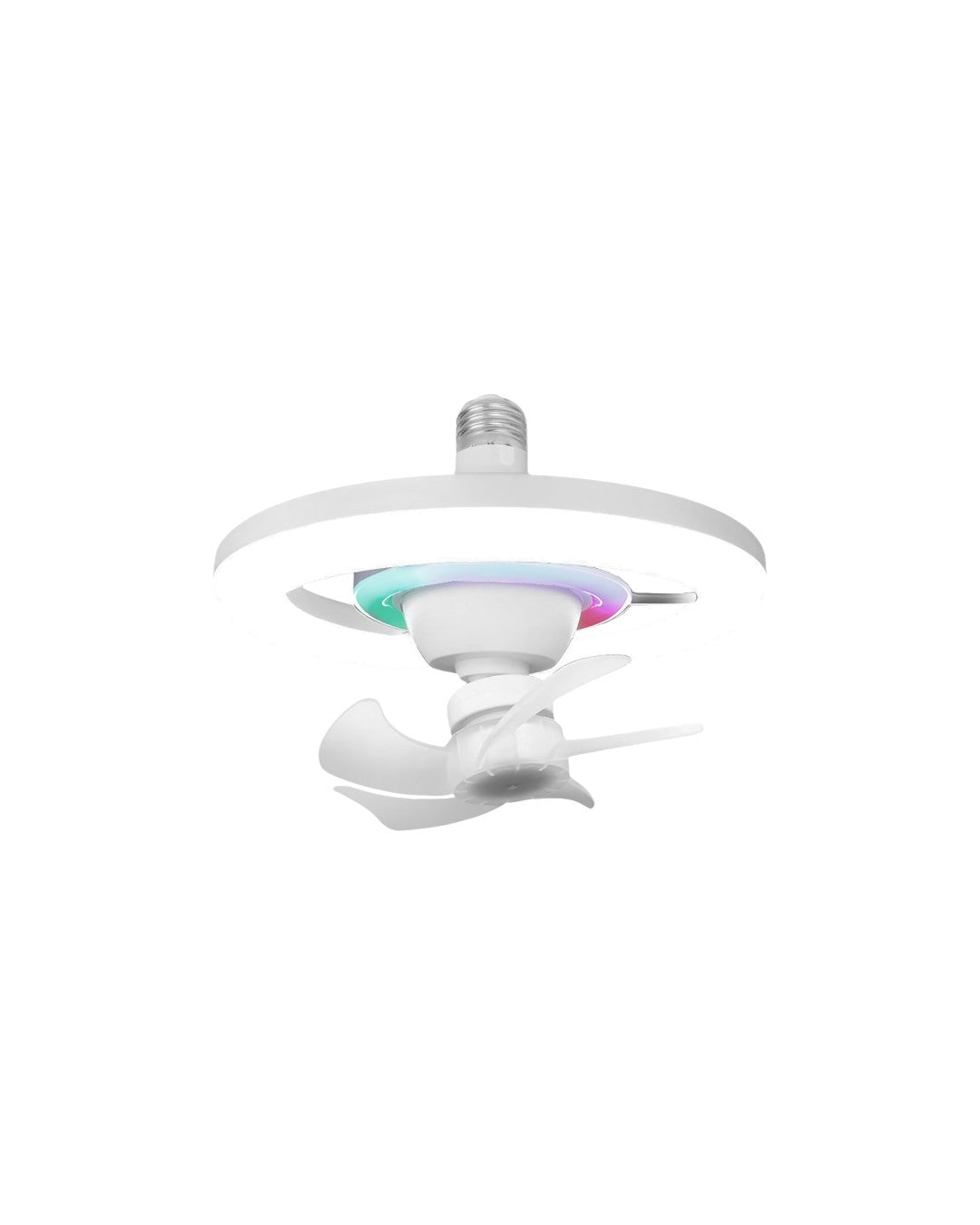 VENTILADOR LED BASE E27 COLOR BLANCO - 260*190