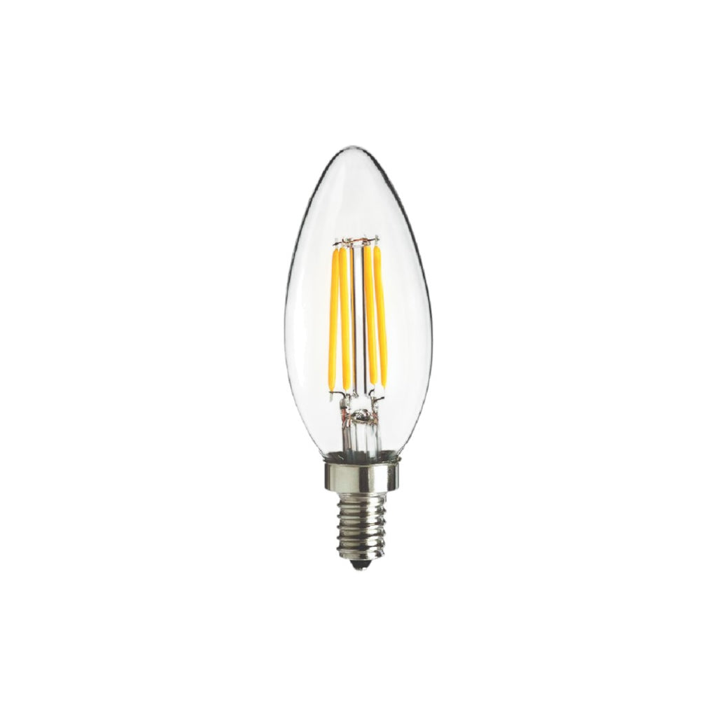 BOMBILLO FILAMENTO LED C35 E12 4W 27K