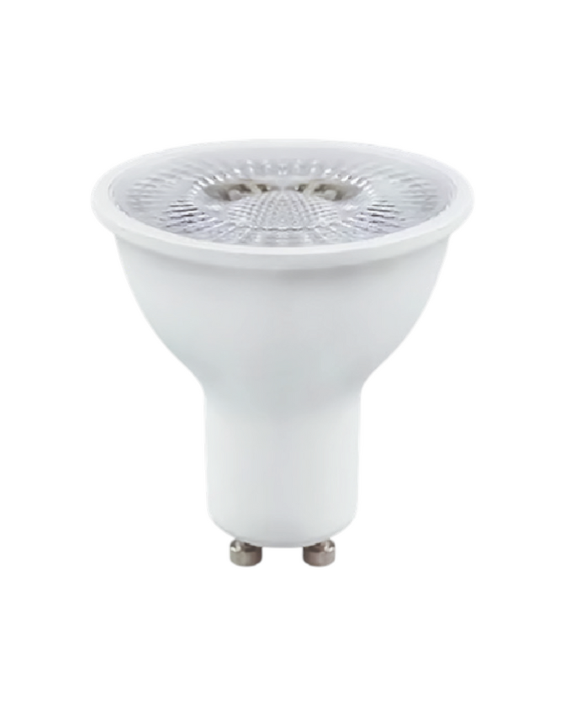 BOMBILLO MR16 GU10 DIM LED 7W 3000K - TAMAÑO 5×5.5 CM - LUZ 3000K (BLANCO CÁLIDO) - 7W