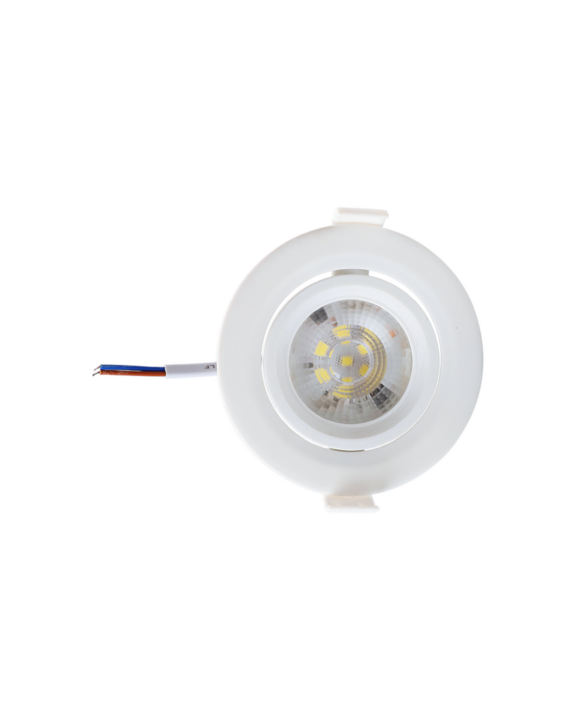 OJO DE BUEY LED BLANCO REDONDO 7W 3000K - TAMAÑO Φ90 MM - LUZ 3000K (BLANCO CÁLIDO) - 7W
