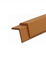 Esquinero ASA Exterior Tipo Madera Nuez | Acabado Mate | 2.9 m | Resistente UV