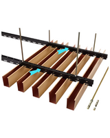 PERFIL PRINCIPAL DE ACERO - 3.OOM - MODELO(30 × 80 × 0.8 MM × 2.9 M)