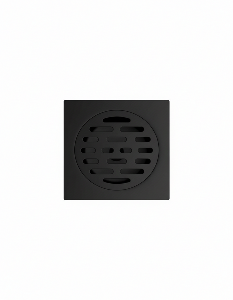 SUMIDERO DECORATIVO - NEGRO MATE - SUS304 - 12 CM X 12 CM / 15 CM X 15 CM