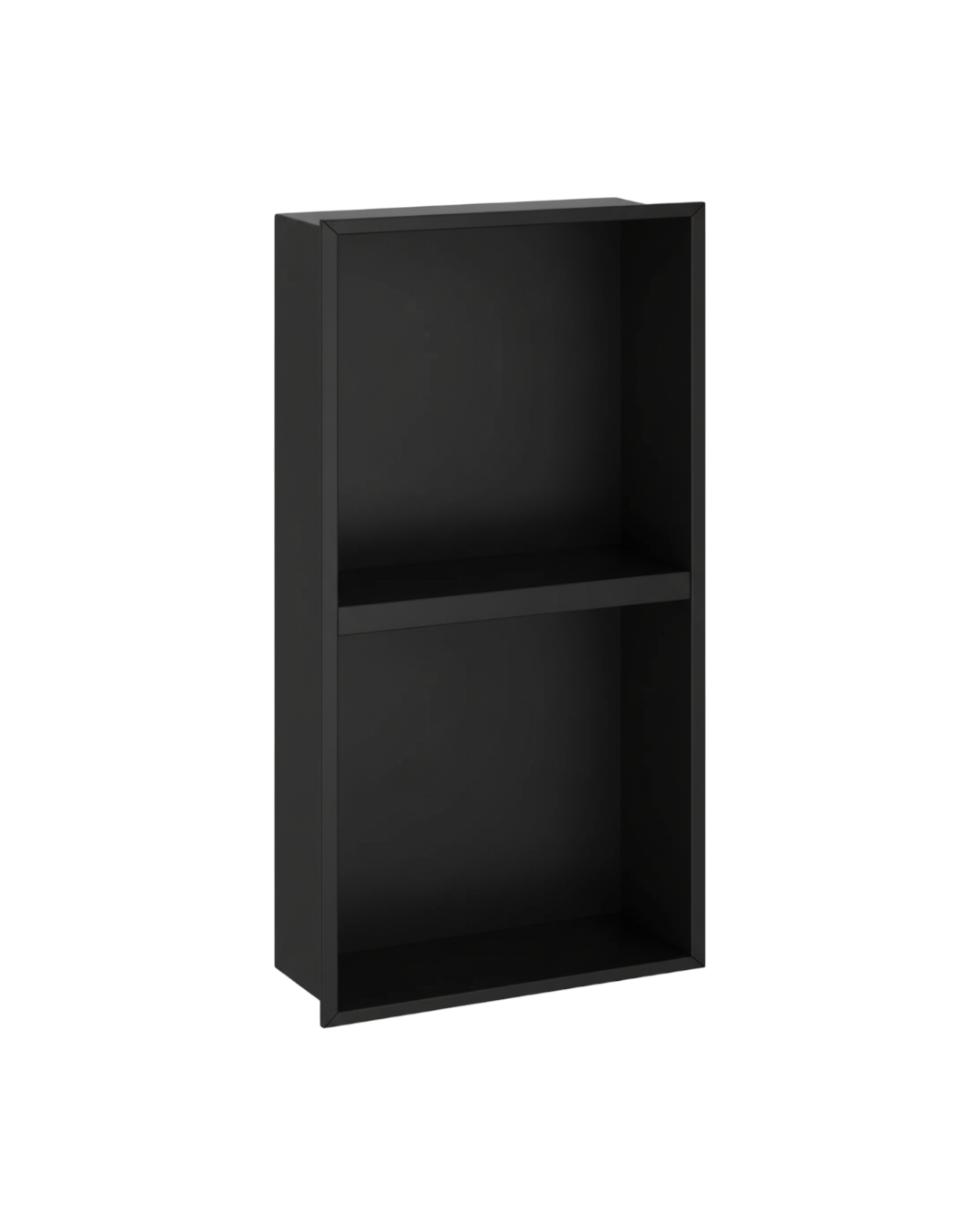 NICHO DE BAÑO - NEGRO MATE - SUS304 - 32 CM × 12 CM ×  (30 CM / 60 CM / 90 CM)