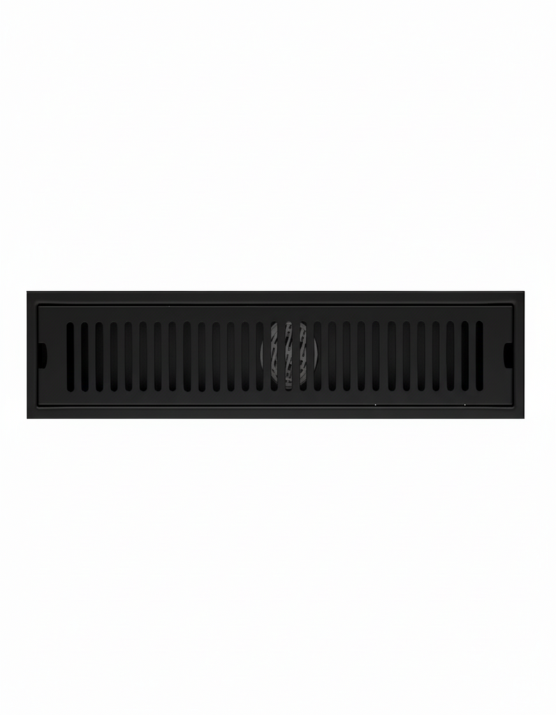 SUMIDERO DECORATIVO - NEGRO MATE - SUS304 - 10 CM X (20 CM - 60 CM)