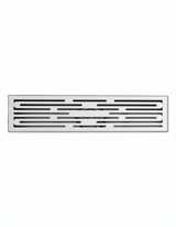 SUMIDERO DECORATIVO - PLATEADO - SUS304 - 8 CM X (20 CM - 100 CM)