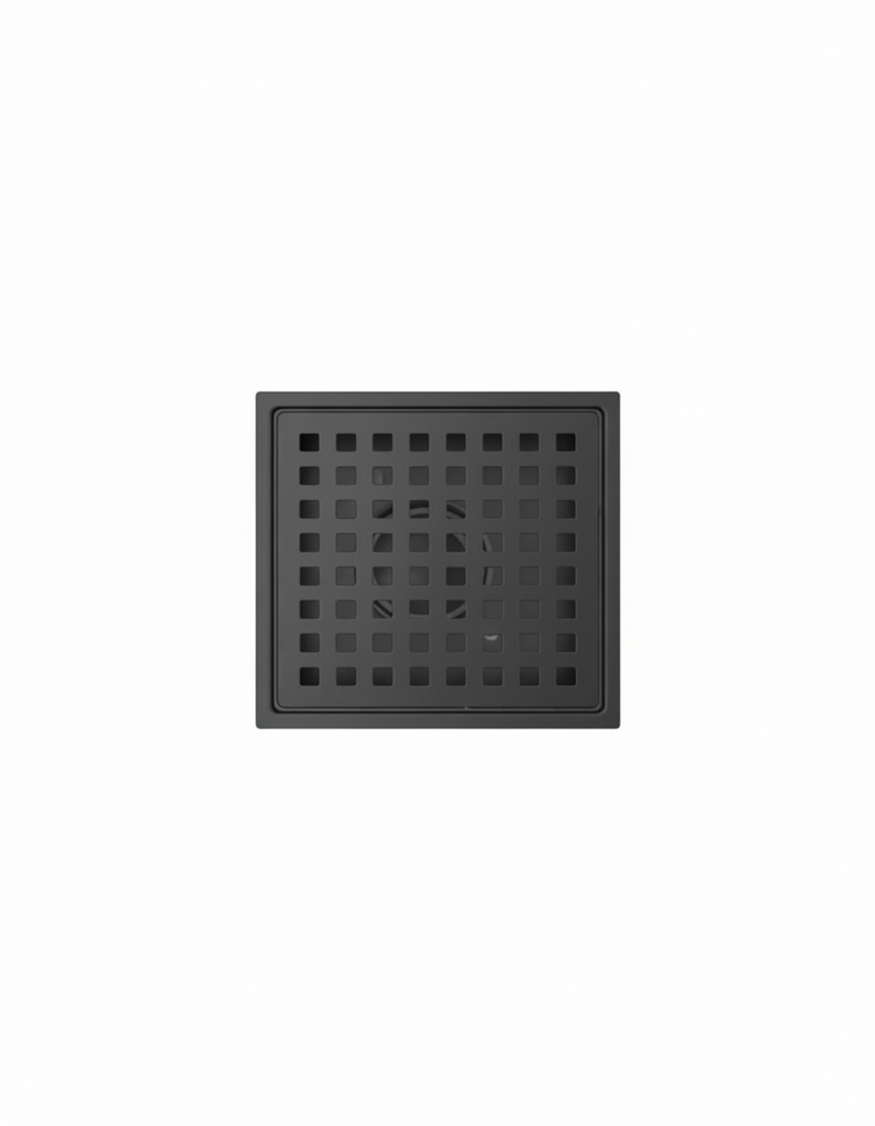 SUMIDERO DECORATIVO - GRIS GRAFITO - SUS304 - 11 CM X 11 CM / 15 CM X 15 CM