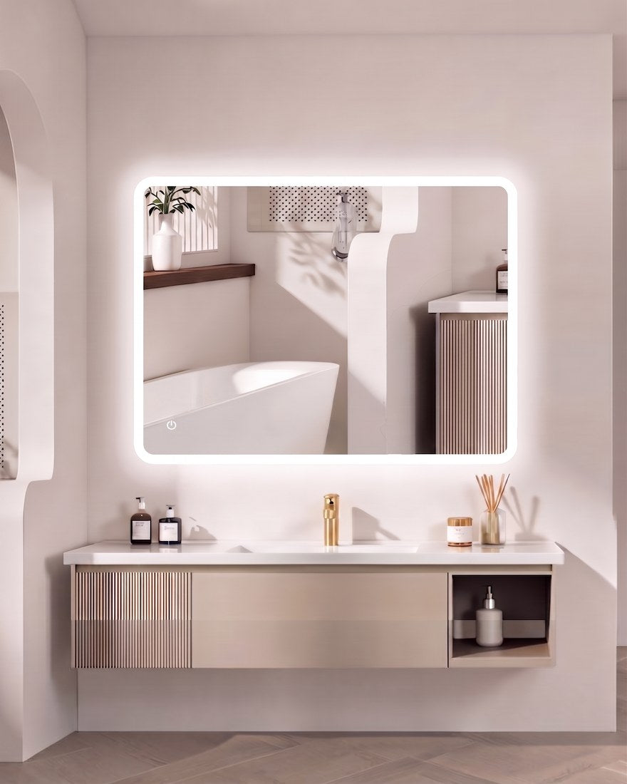 Espejo LED Rectangular 100x70 cm