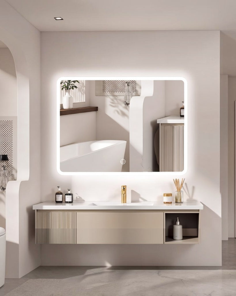 Espejo LED Rectangular 100x70 cm