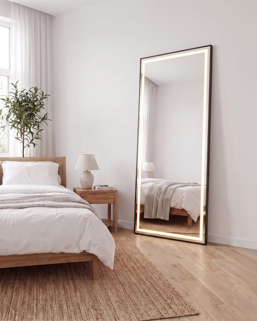Espejo LED cuerpo entero rectangular 160 cm
