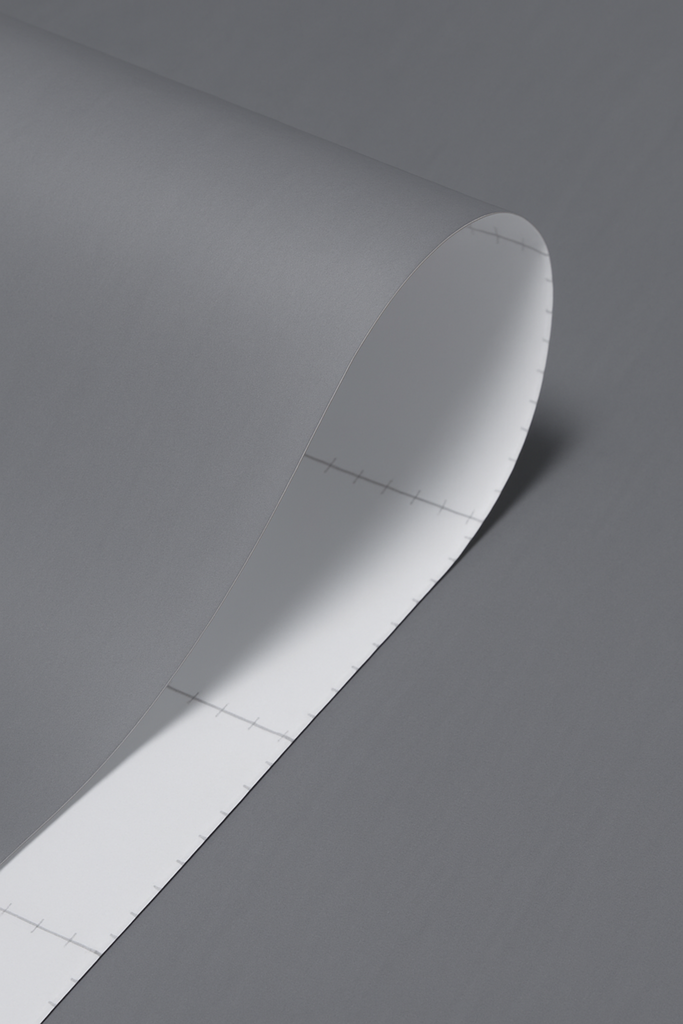 PAPEL VINIL ADHESIVO - 1.22M X 25.00M - GRIS ACERO