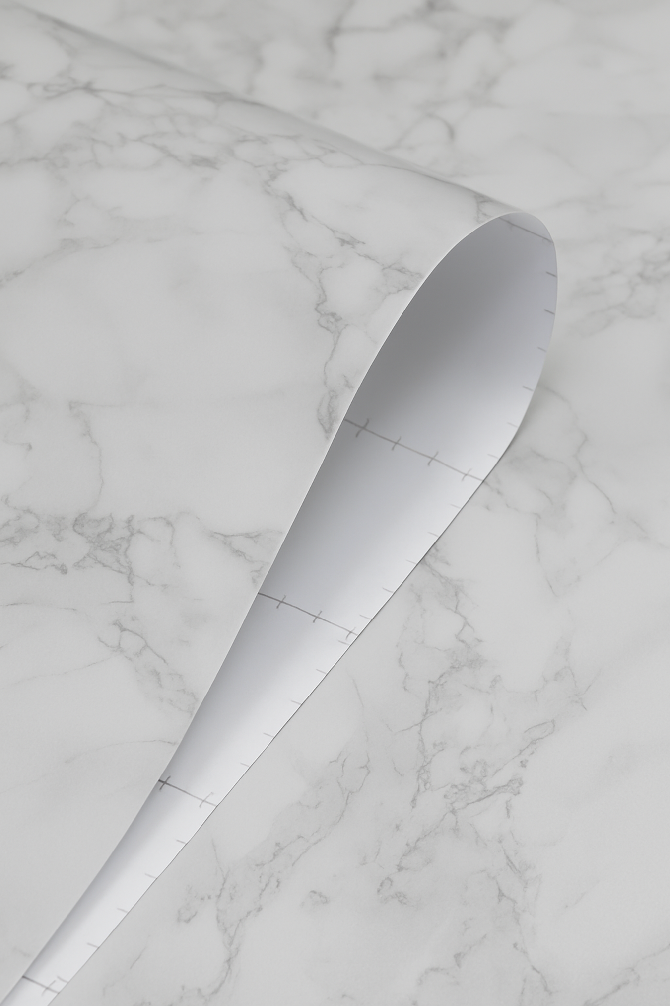PAPEL VINIL ADHESIVO - 1.22M X 25.00M - MÁRMOL BLANCO
