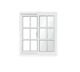 Ventana De Aluminio Francesa 90X120 cm