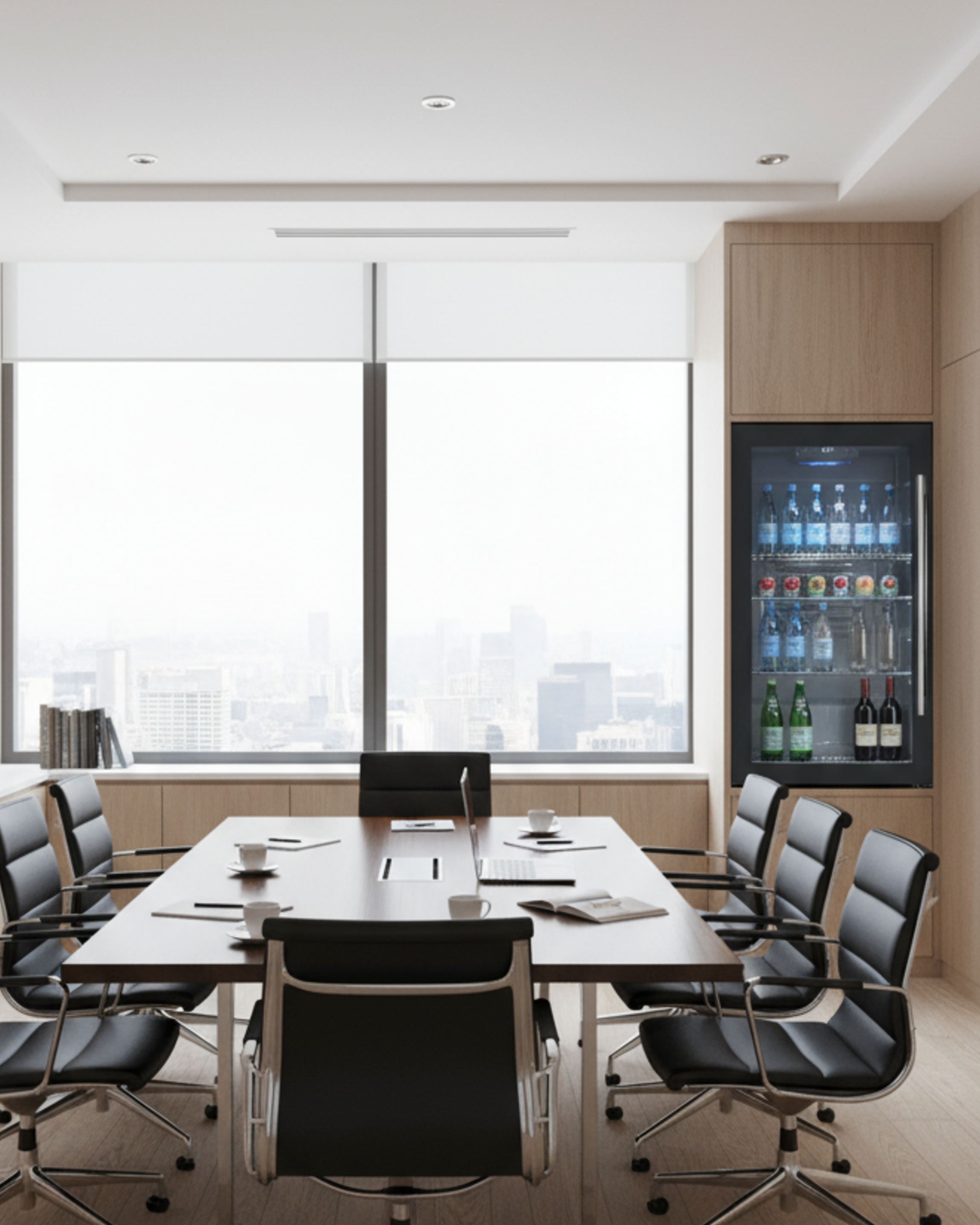 Black 566L Refrigerator