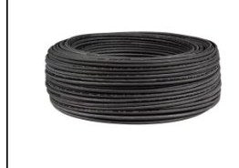 Cable Solar Felicity 4MM Negro — Rollo 100 m