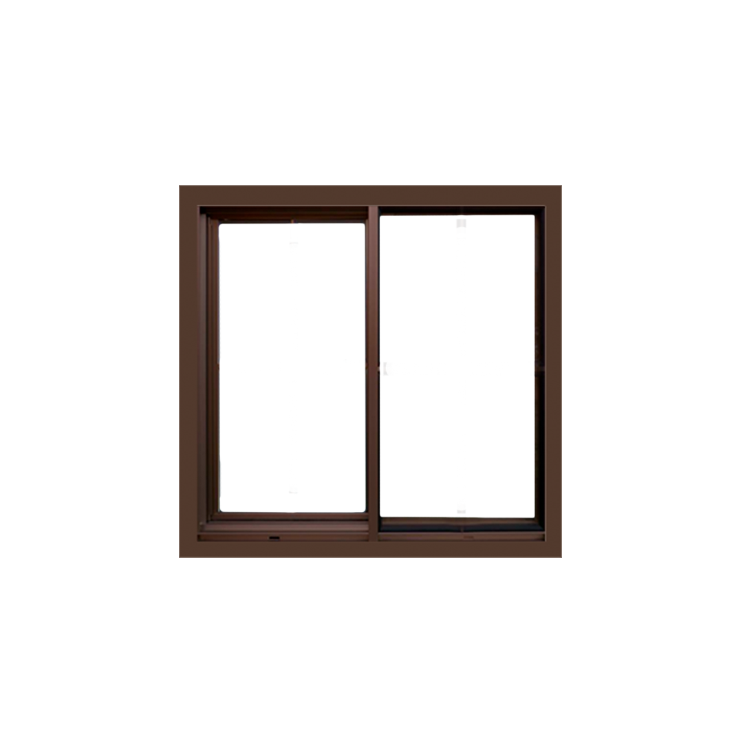PVC WINDOWS - SMOOTH CHOCOLATES - THICKNESS 80MM