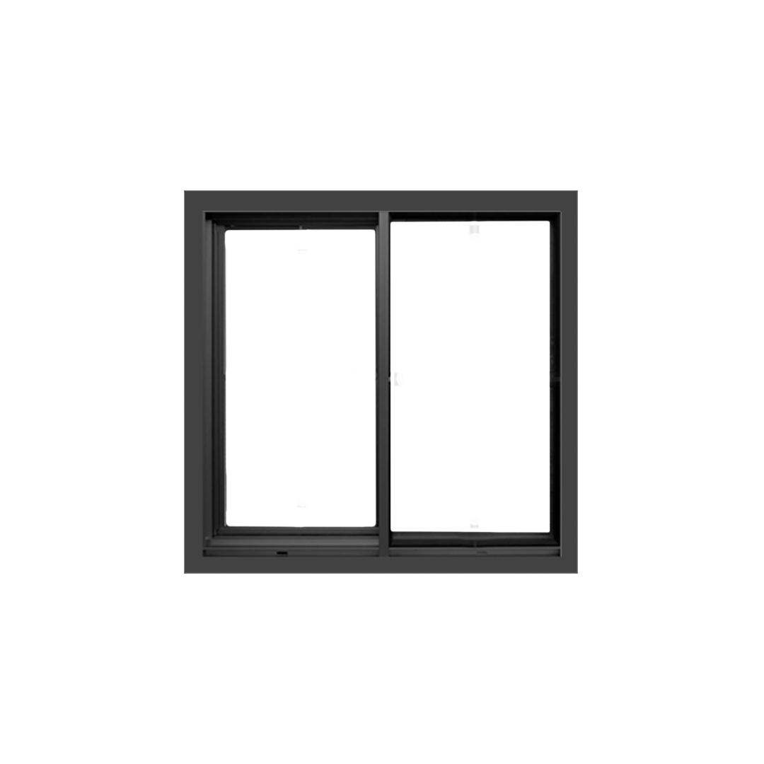 PVC WINDOWS - SMOOTH DARK GRAY - THICKNESS 80MM