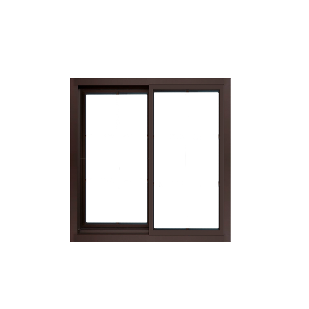 PVC WINDOWS - SMOOTH CHOCOLATES - THICKNESS 80MM