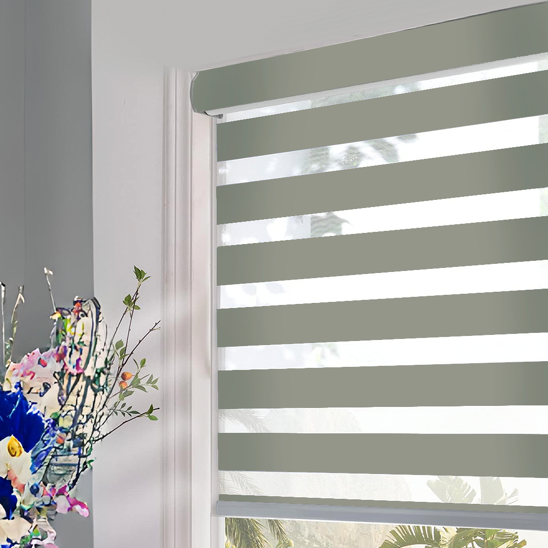 CORTINAS ENROLLABLES ZEBRA - 70CM A 2.50M - GREY