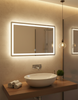Bathroom Mirror With Led Light 100X70 cm