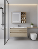 Bathroom Furniture + Aluminum Mirror 60 cm