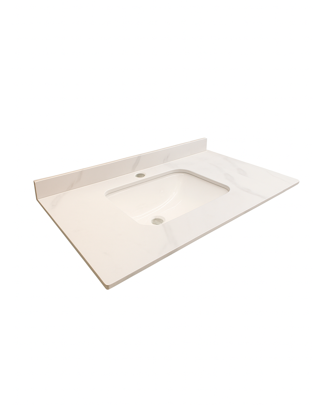 LAVAMANO DE PORCELANA VITRIFICADA - MARMOL BLANCO MATE