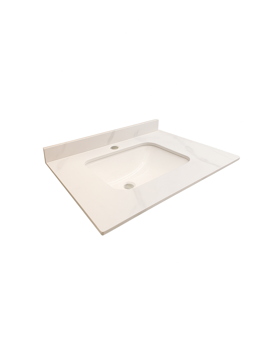 LAVAMANO DE PORCELANA VITRIFICADA - MARMOL BLANCO MATE