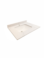 LAVAMANO DE PORCELANA VITRIFICADA - MARMOL BLANCO MATE