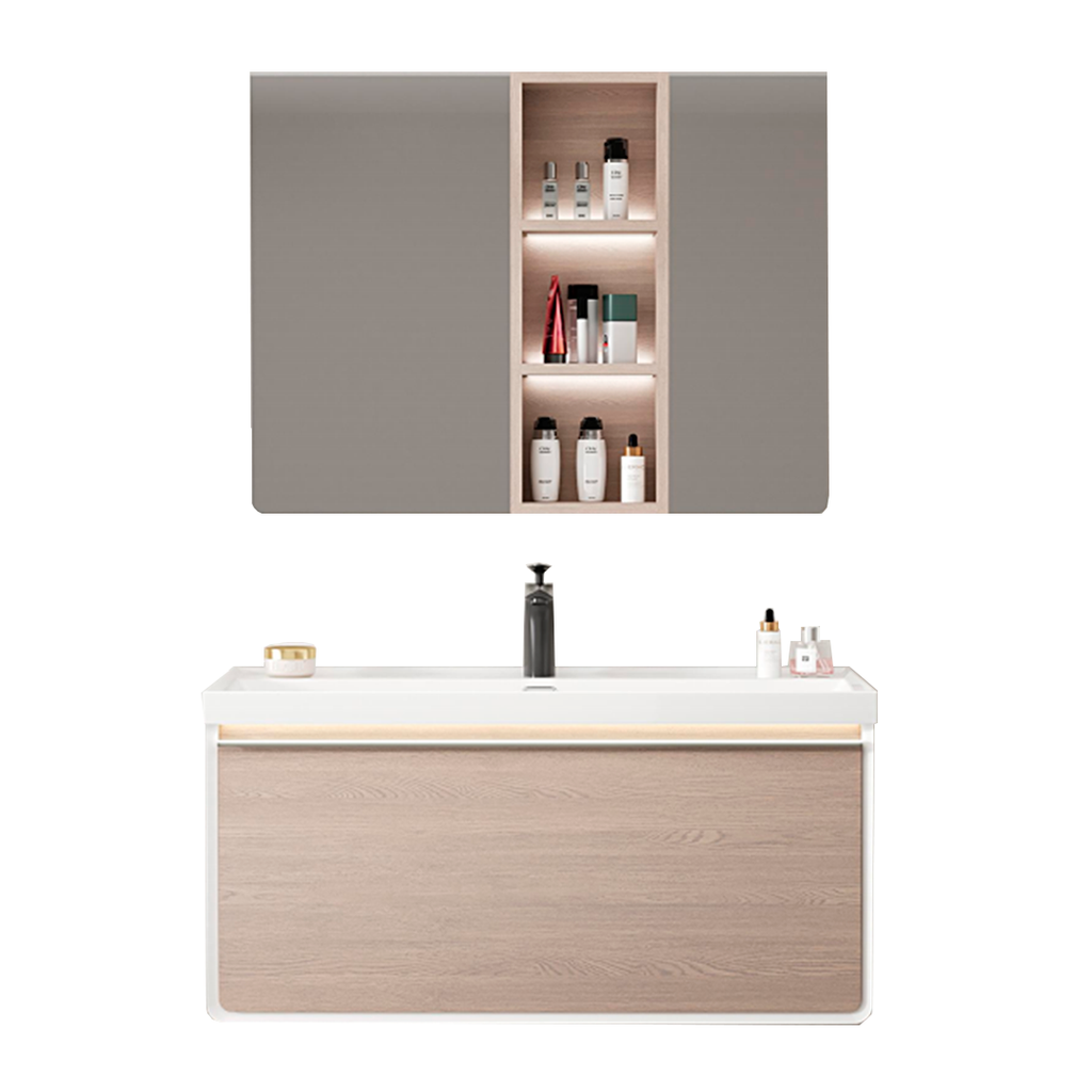 MUEBLE DE BAÑO + ESPEJO - 980X495X450MM