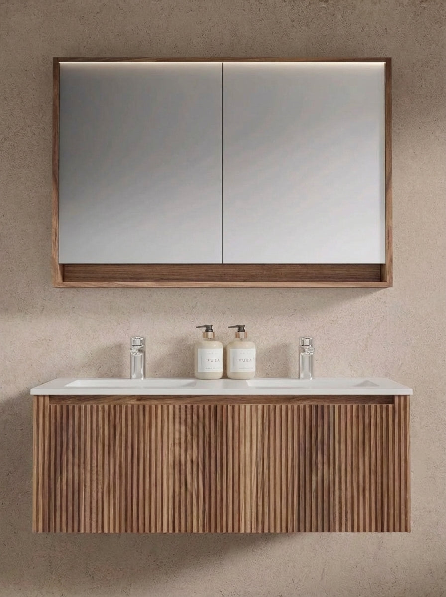 Bathroom Furniture + Aluminum Mirror 60 cm