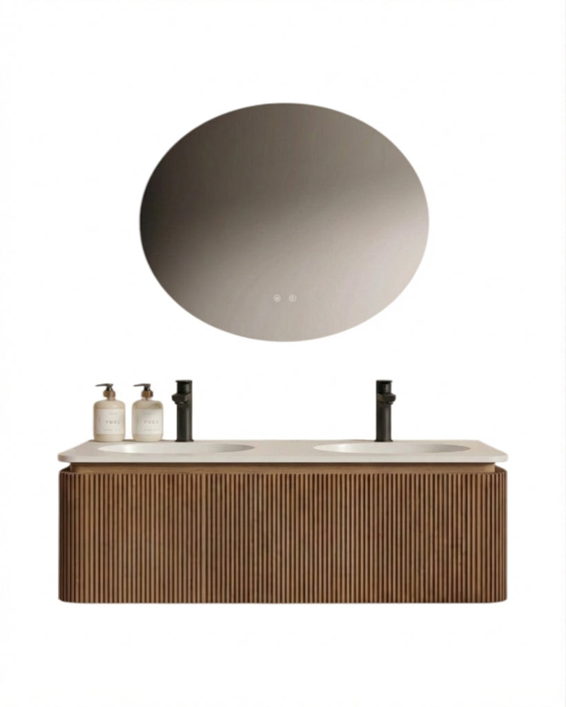 Bathroom Furniture + Aluminum Mirror 60 cm