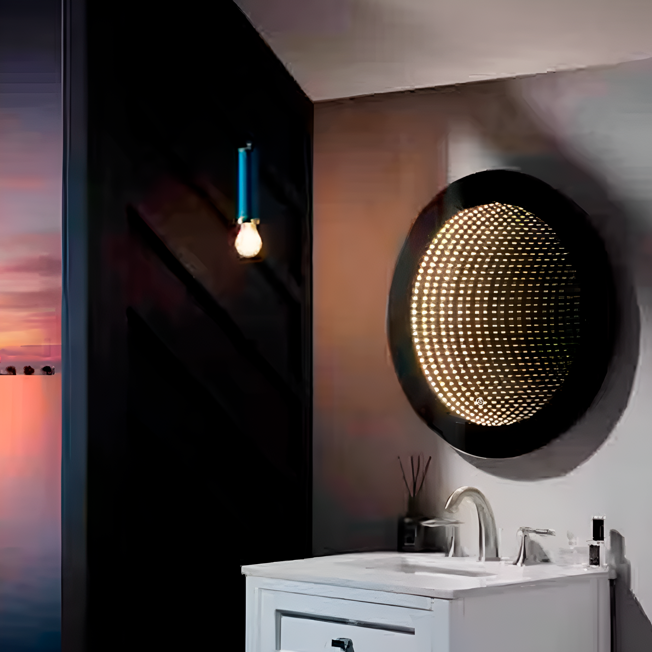 Bathroom Mirror With Led Light 60X60 cm