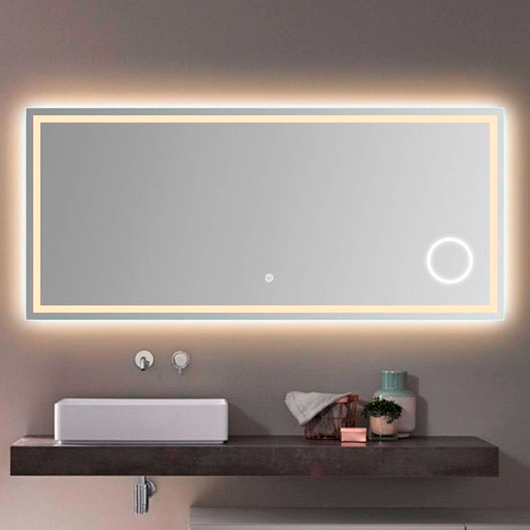 Bathroom Mirror With Led Light 60X60 cm