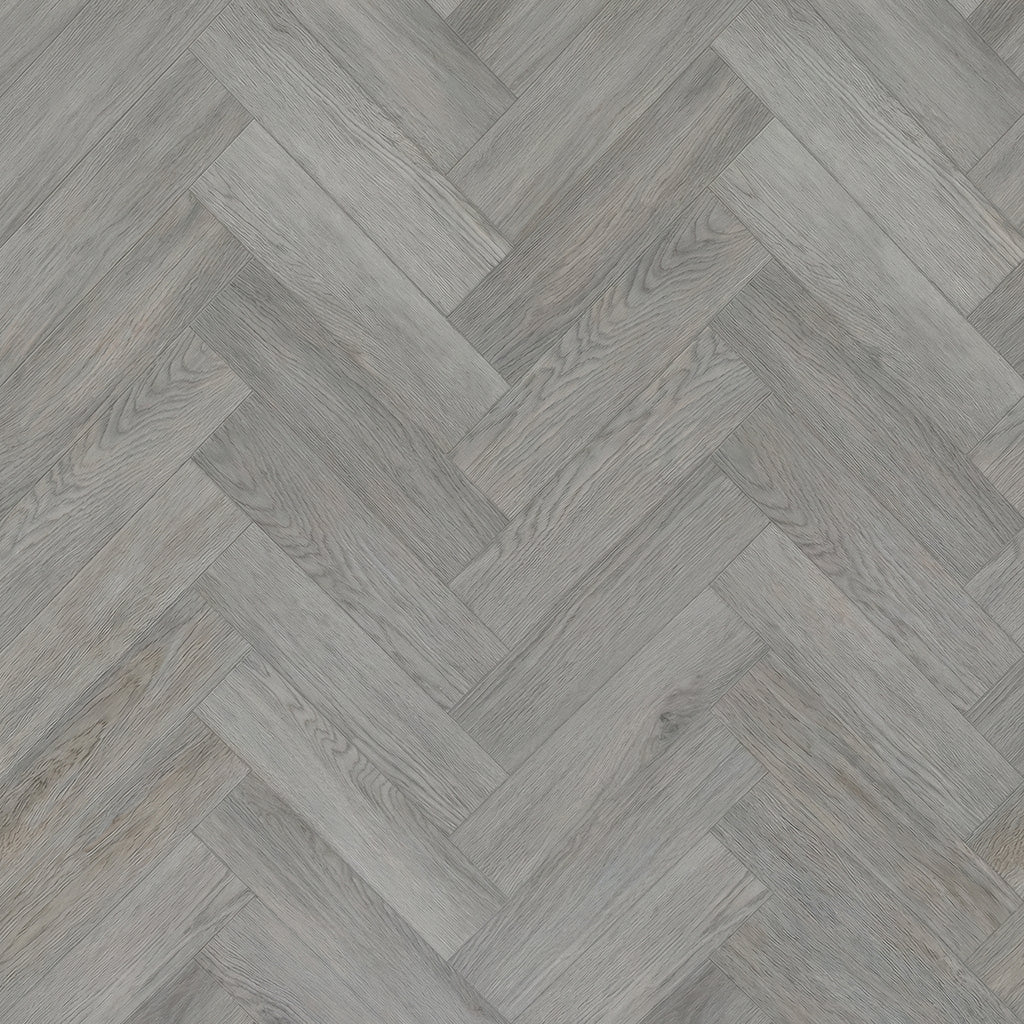PISO SPC HERRINGBONE ESPINA DE PESCADO - ROBLE GRIS CLARO 660×110MM 6MM CON BASE IXPE
