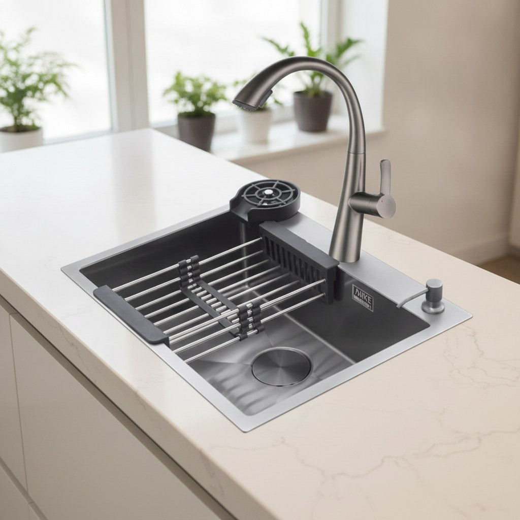 FREGADOR DE COCINA DE LUJO 61 CM | DRIJA BOLONIA 61-I | ACERO INOXIDABLE