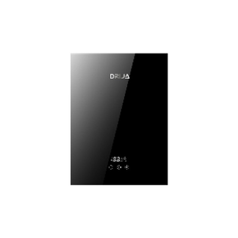 CALENTADOR DE AGUA ELÉCTRICO INSTANTÁNEO 24 L/MIN 18 KW | DRIJA CLTE18KW-C | VIDRIO ESPEJO NEGRO