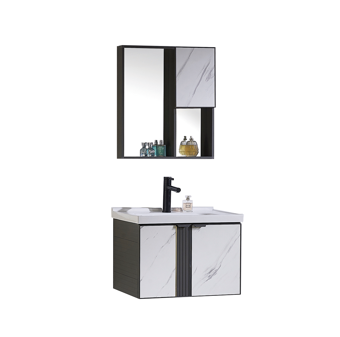 Super Combo #4 Bathroom – Toilet + Aluminum Bathroom Cabinet with Mirror
