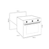 HORNO EMPOTRABLE A GAS - VITROCERAMICA - EUROPA 60 GAS-A