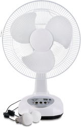 Rechargeable Solar Fan