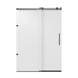 PUERTA DE DUCHA - VIDRIO TEMPLADO 8MM - ACCESORIO NEGRO MATE
