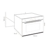 HORNO EMPOTRABLE ELÉCTRICO - VITROCERAMICA - PACIFIC 76 AIR-A