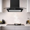 EXTRACTOR DE GRASA EMPOTRABLE PARA COCINA – PRISMA TOUCH 60 BLACK