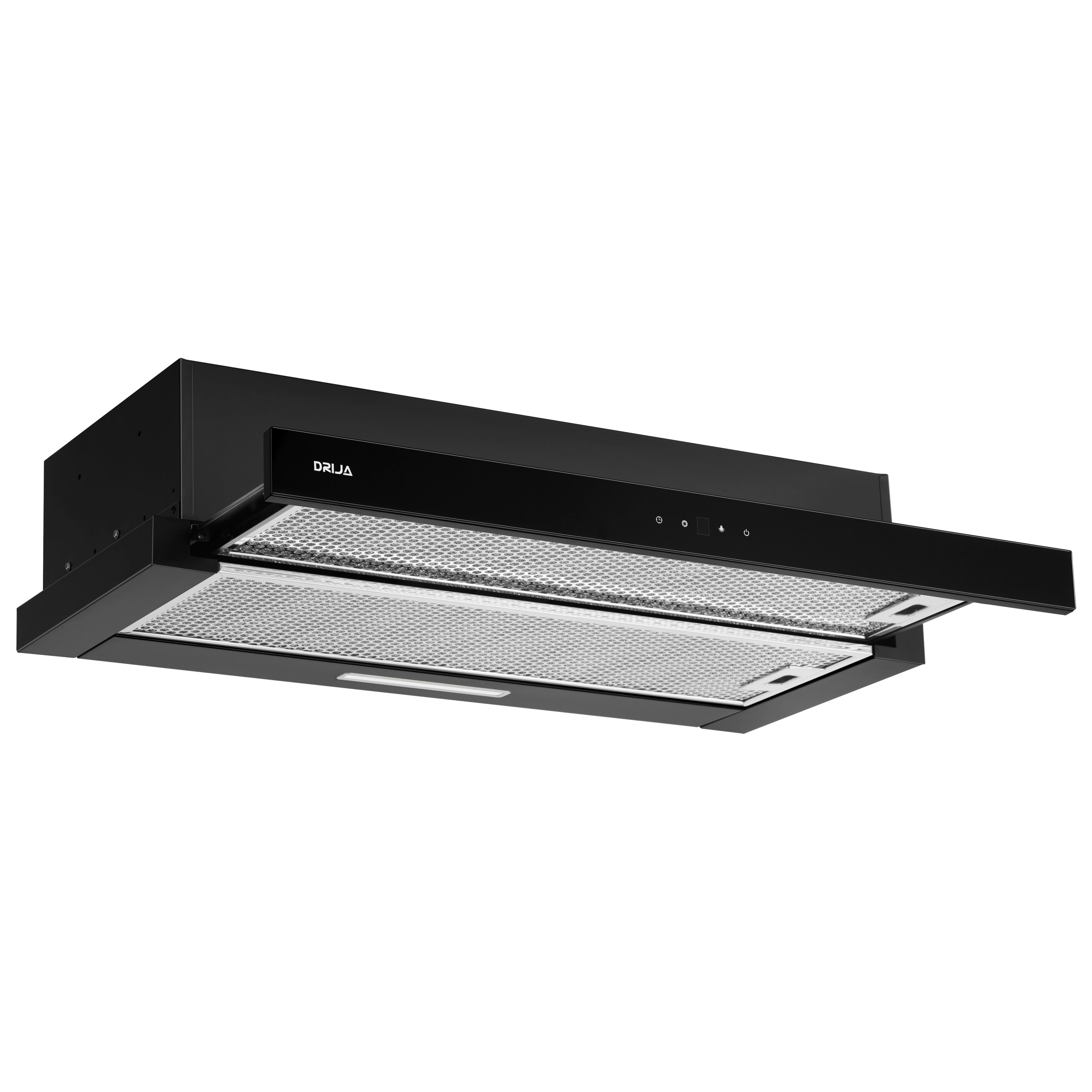 RETRÁCTIL TOUCH BLACK - EXTRACTOR DE GRASA EMPOTRABLE - 76CM