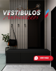 VESTIBULO AMBIENTADO E – 1.80M A 2.20M ANCHO x 2.90M ALTO.